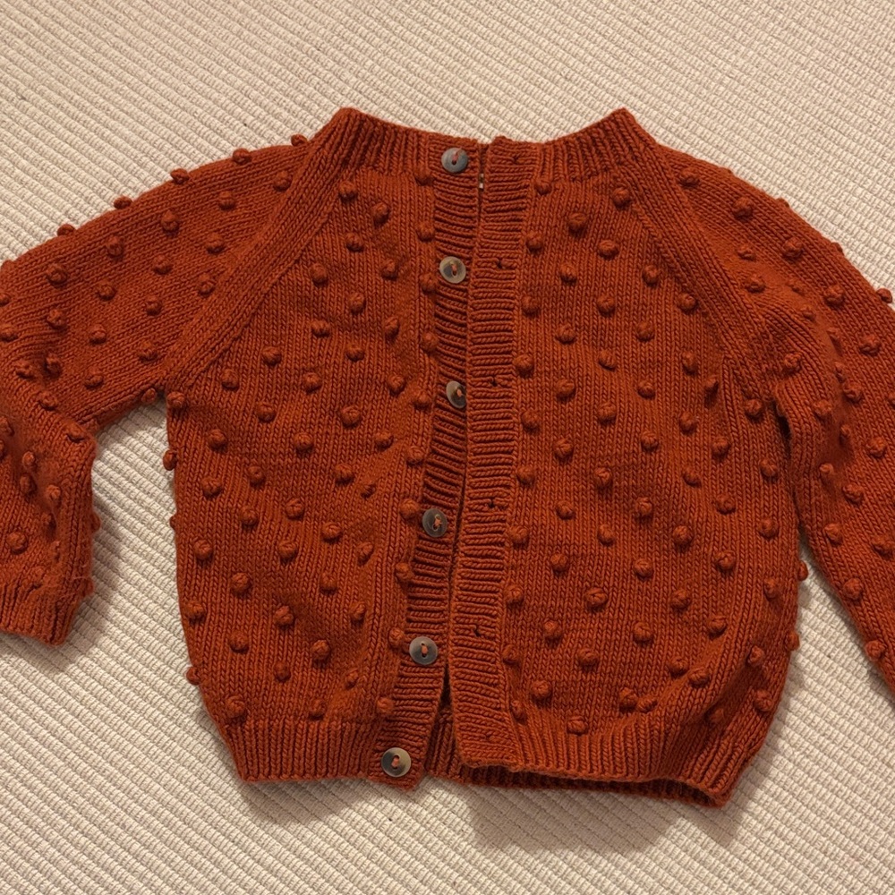 Misha And Puff Popcorn Cardigan Sweater